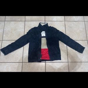 Abercrombie Kids Navy Blue/Black Jacket (M)